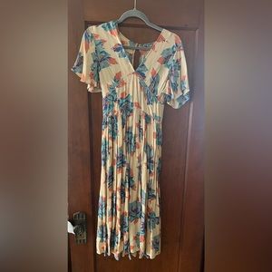 Midi floral dress